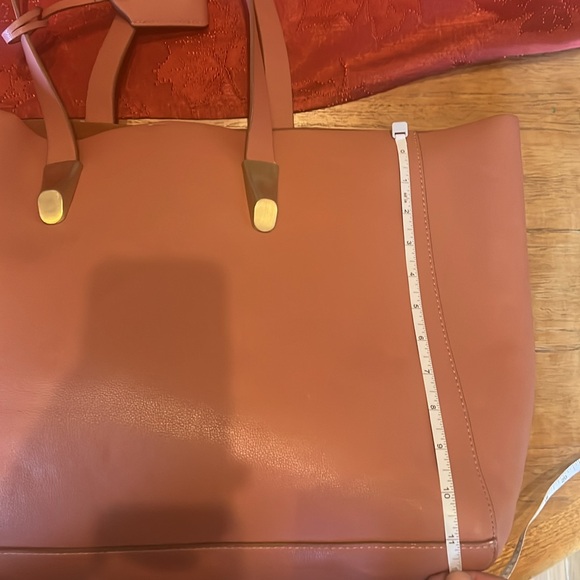 ZARA LARGE WOMAN VEGAN LEATHER TOTE - Picture 12 of 13